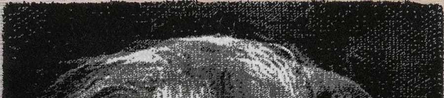 Atatürk  Portresi Duvar Halısı Antrasit - 50x70 2