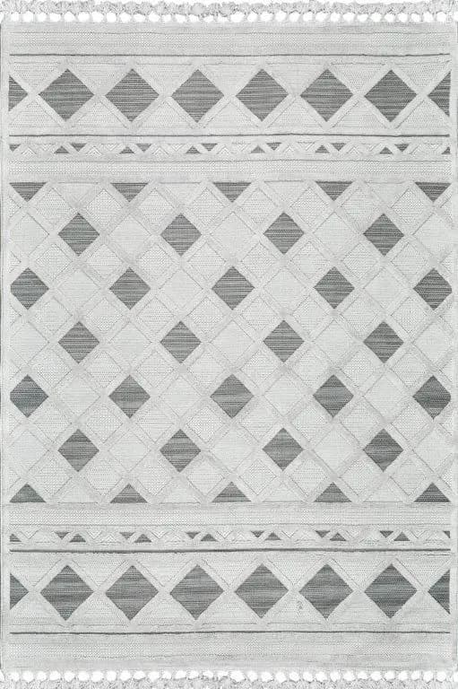Deco Alvin 12731 100X200 - Gri — görsel 1