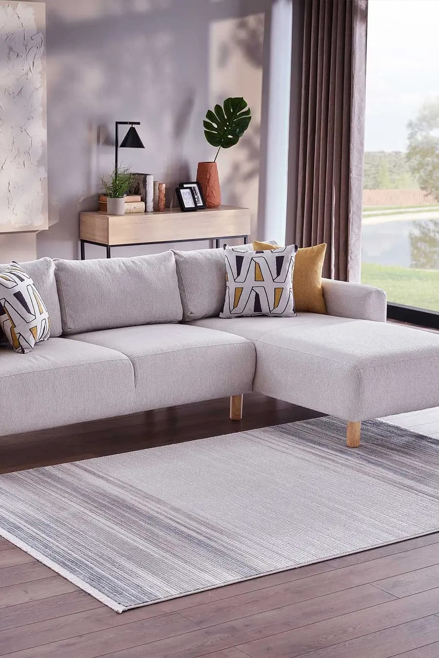 Ledax 17749 Dikdörtgen Polyester Makine Halısı Multi - 160X230 — görsel 1