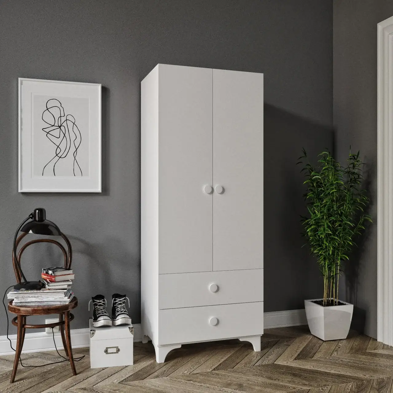 Avantajlı İki Kapaklı Dolap Modelleri