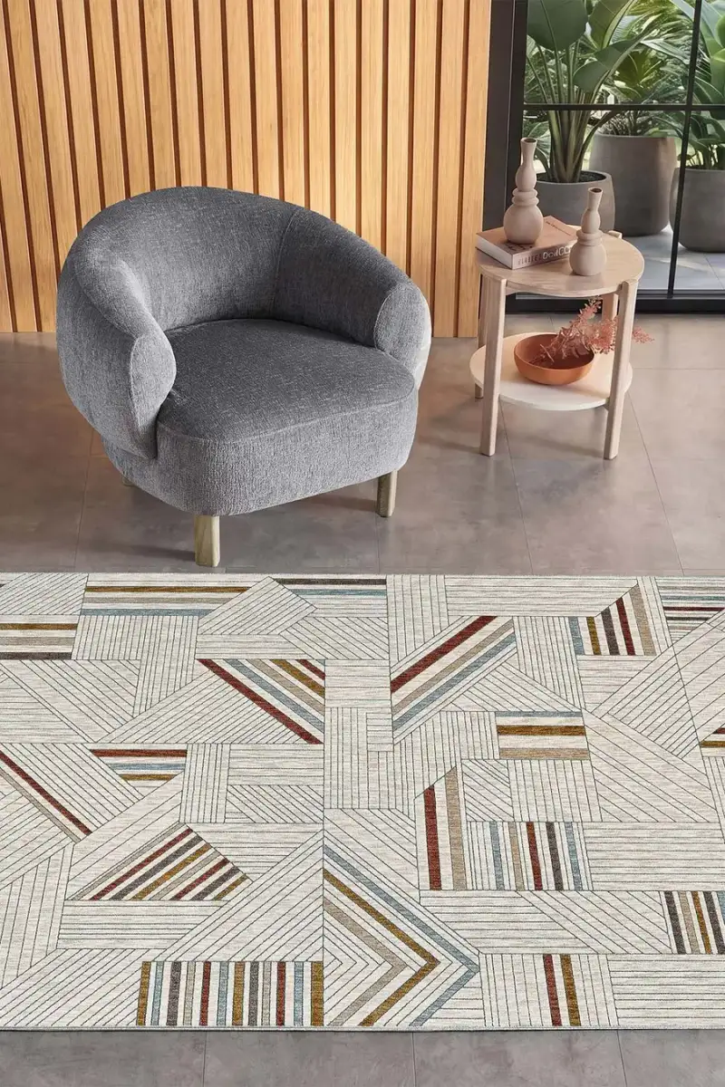 Adara 18342 Dikdörtgen Tozumaz Halı 160x230 - Multi 3