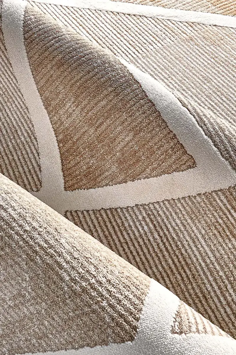 Adara 18352 Dikdörtgen Tozumaz Halı 200x290 - Bej 3