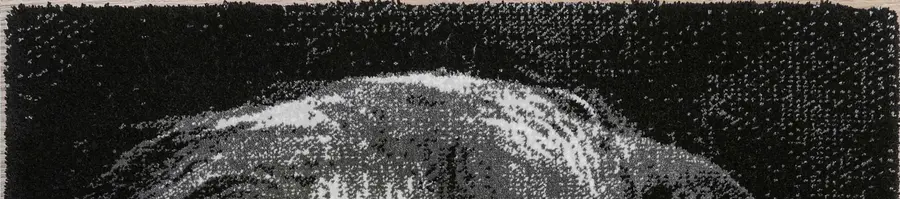Atatürk  Portresi Duvar Halısı Antrasit - 50x70 2