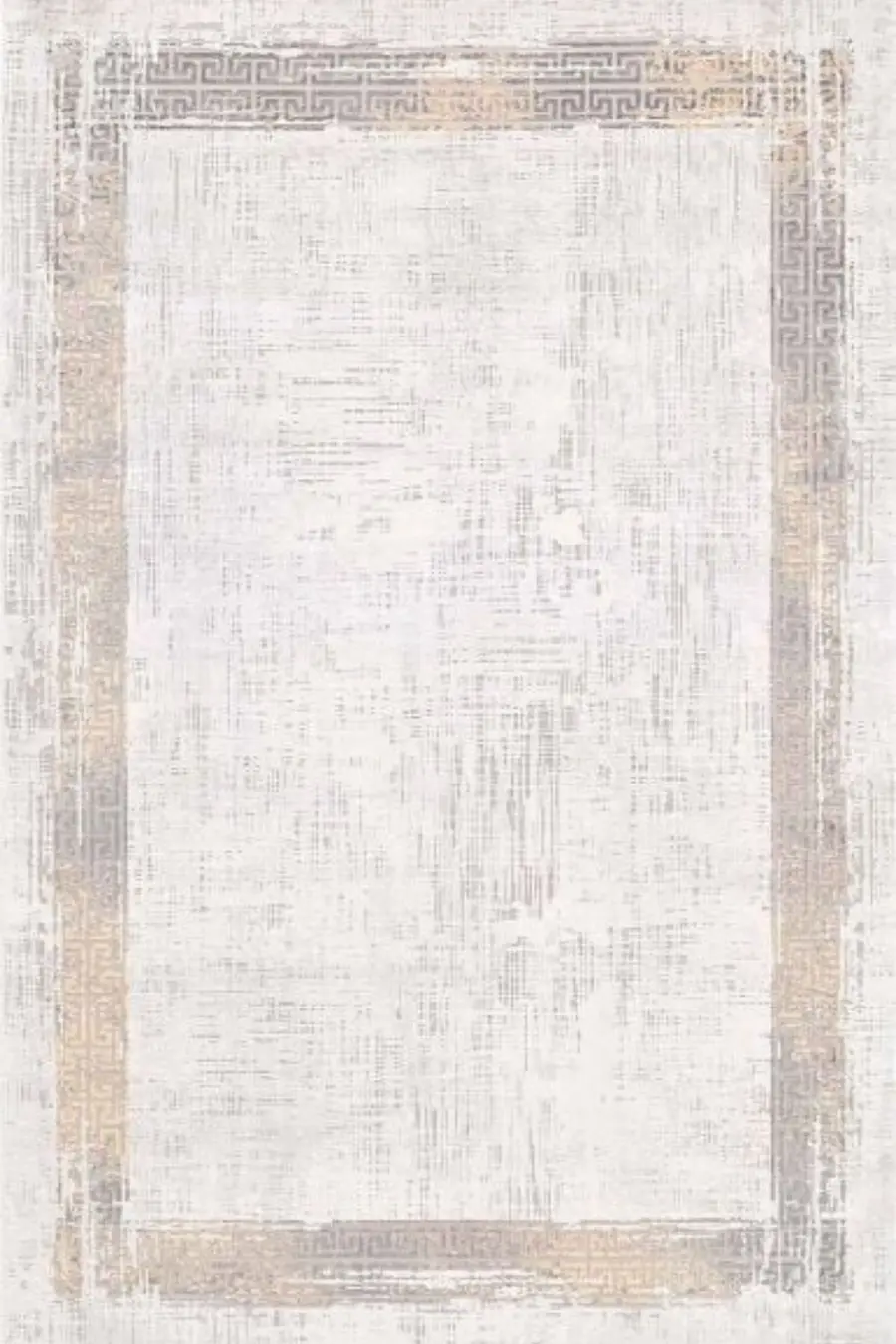 Black&Brown 11298 Doğal İplik Dikdörtgen Makine Halısı 160x230 - Sarı 5