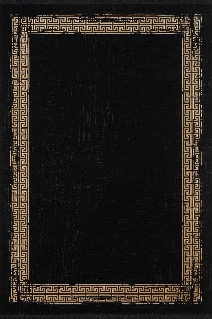 Black&Brown 11298 Doğal İplik Dikdörtgen Makine Halısı 160x230 - Siyah 4