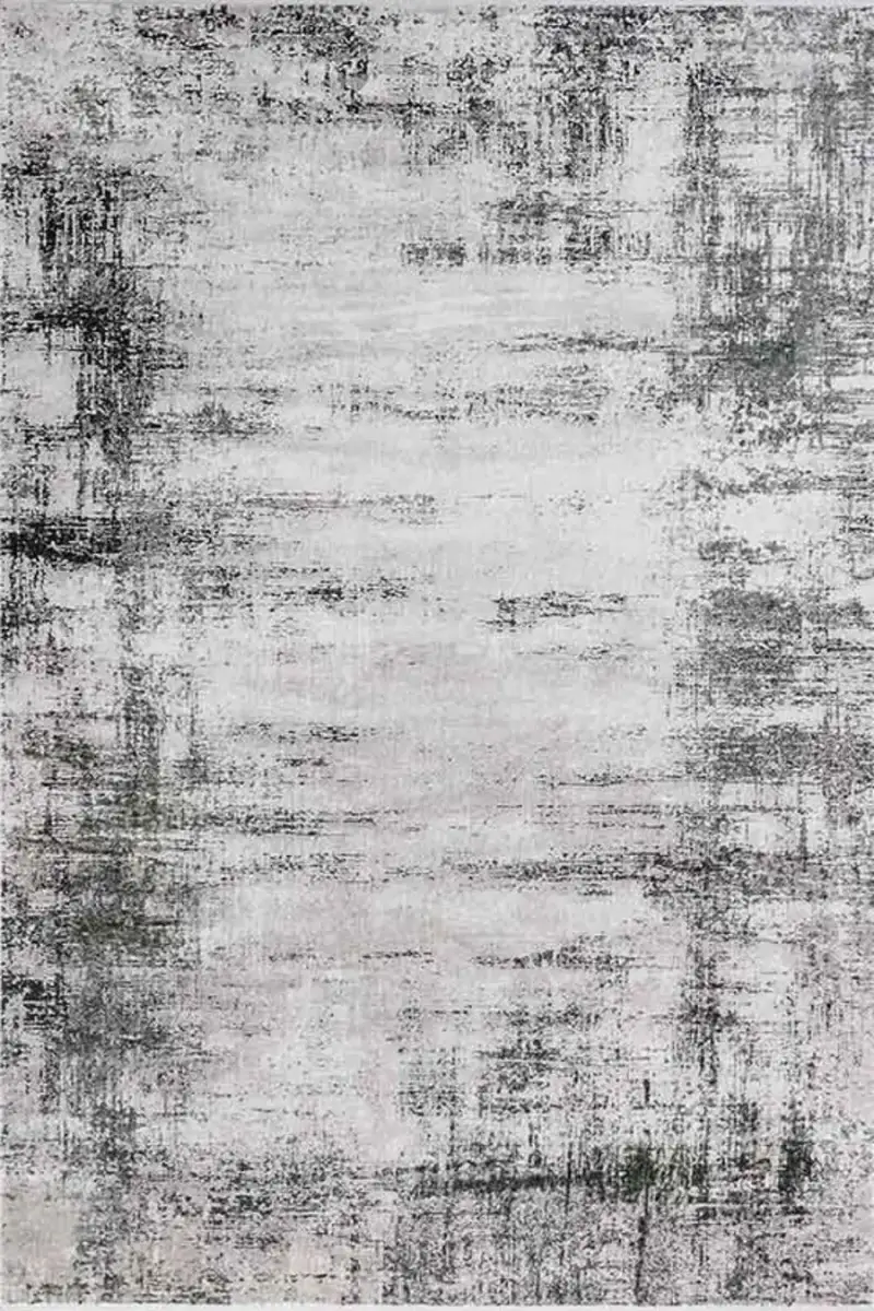 Black&Brown 15457 Dikdörtgen Doğal İplik Makine Halısı Su Yeşili - 100X200 5