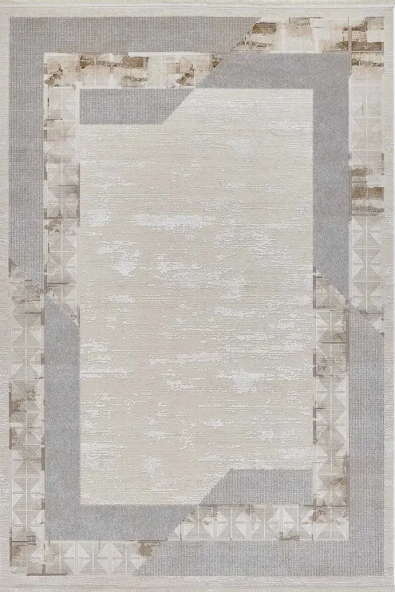 Black&Brown 18326 Dikdörtgen Doğal İplik Makine Halısı 160X230 - Mocha 2