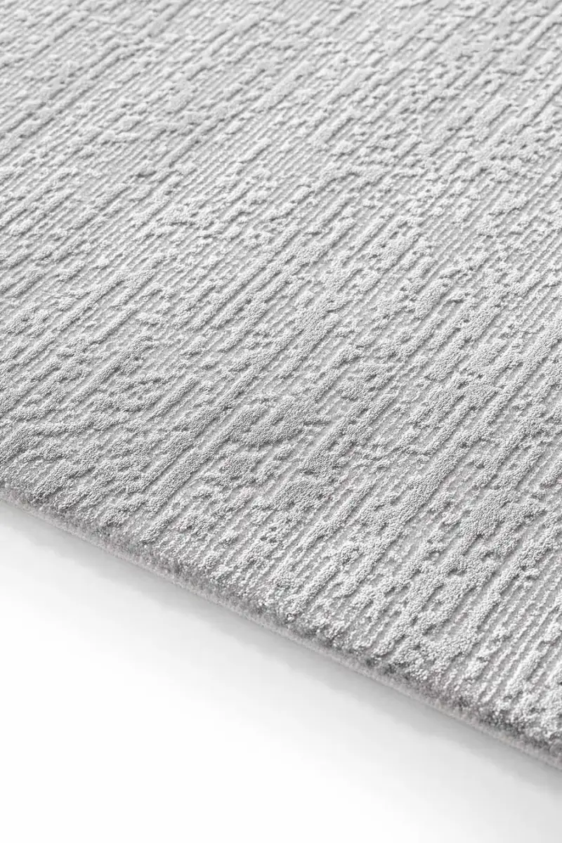 Carissa 11330 Dikdörtgen Akrilik Makine Halısı 160X230 - Gri 4