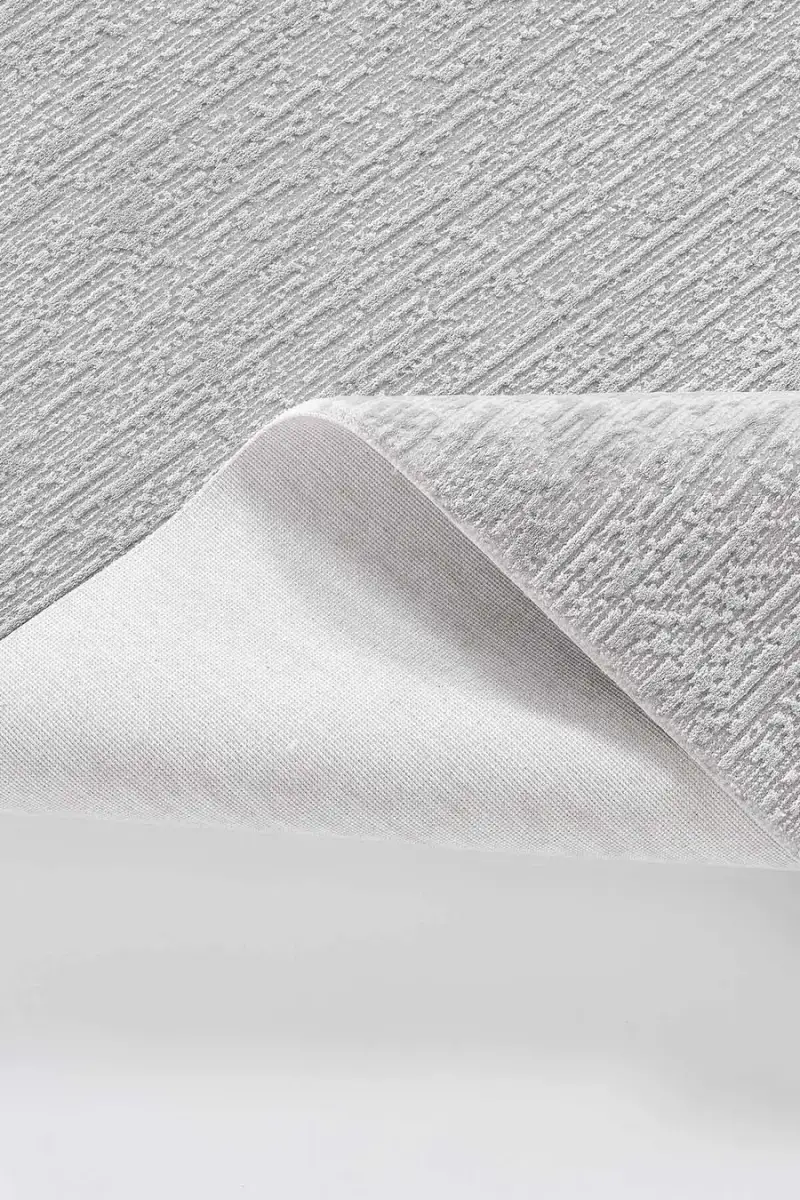 Carissa 11330 Dikdörtgen Akrilik Makine Halısı 160X230 - Gri 5