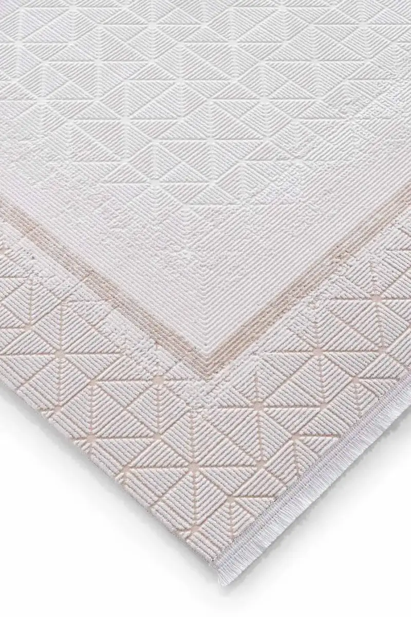Carissa 13623 Dikdörtgen Akrilik Makine Halısı 120X180 - Vizon 4