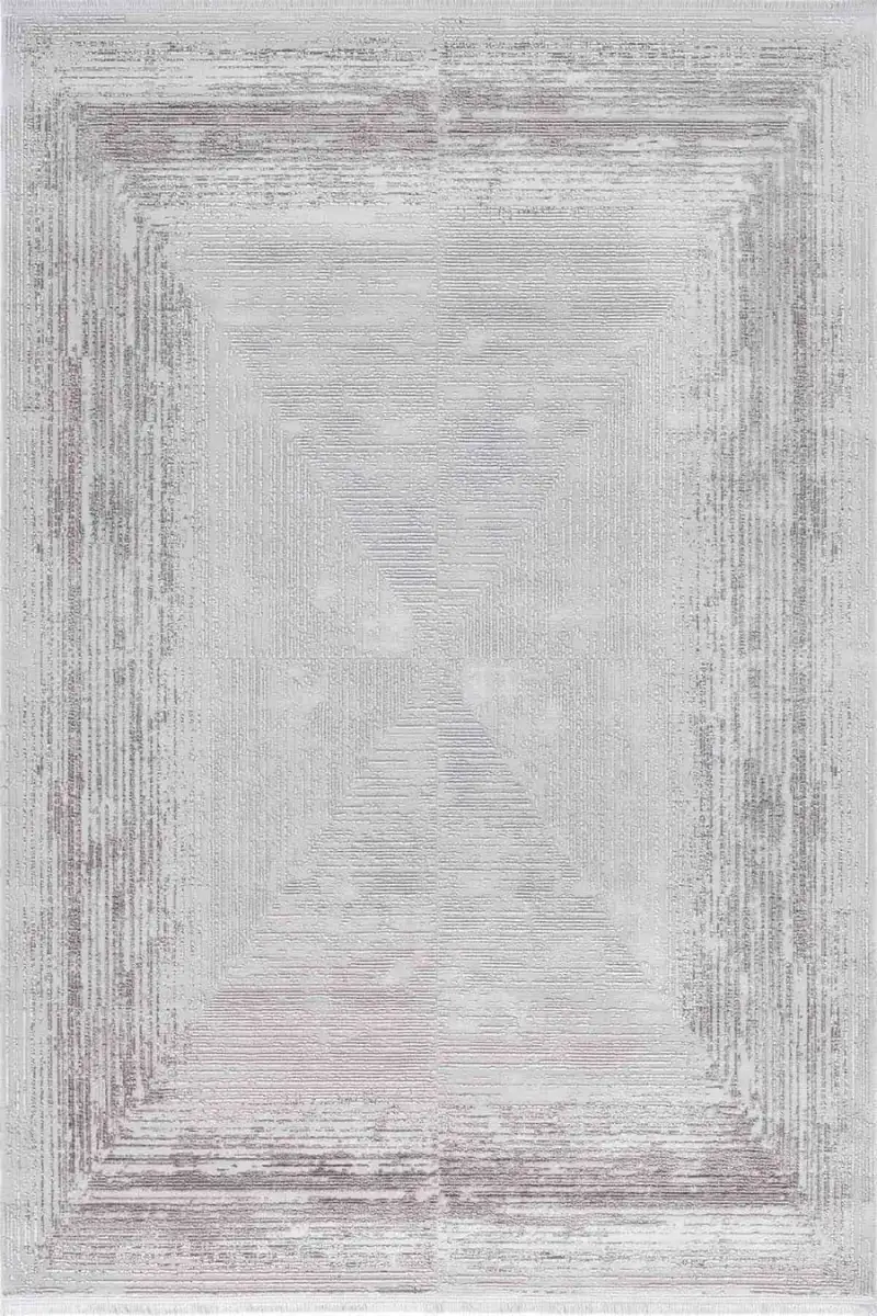 Carissa 16319 Dikdörtgen Akrilik Makine Halısı 160X230 - Gri 2