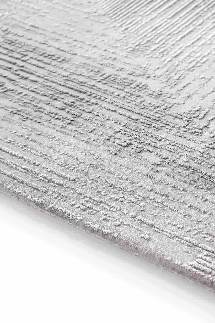 Carissa 16319 Dikdörtgen Akrilik Makine Halısı 160X230 - Gri 3