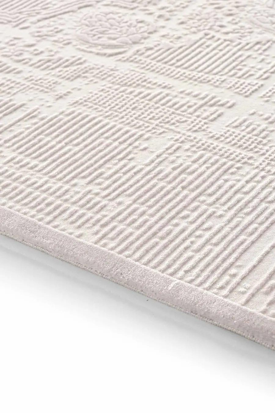 Carissa 16320 Dikdörtgen Akrilik Makine Halısı 160X230 - Krem