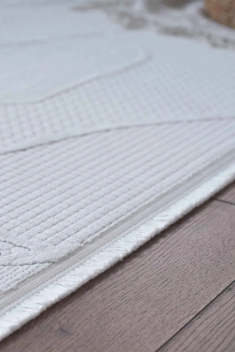 Deco Avior 17180 Dikdörtgen Geometrik Desenli Halı 80x000 - Krem 5