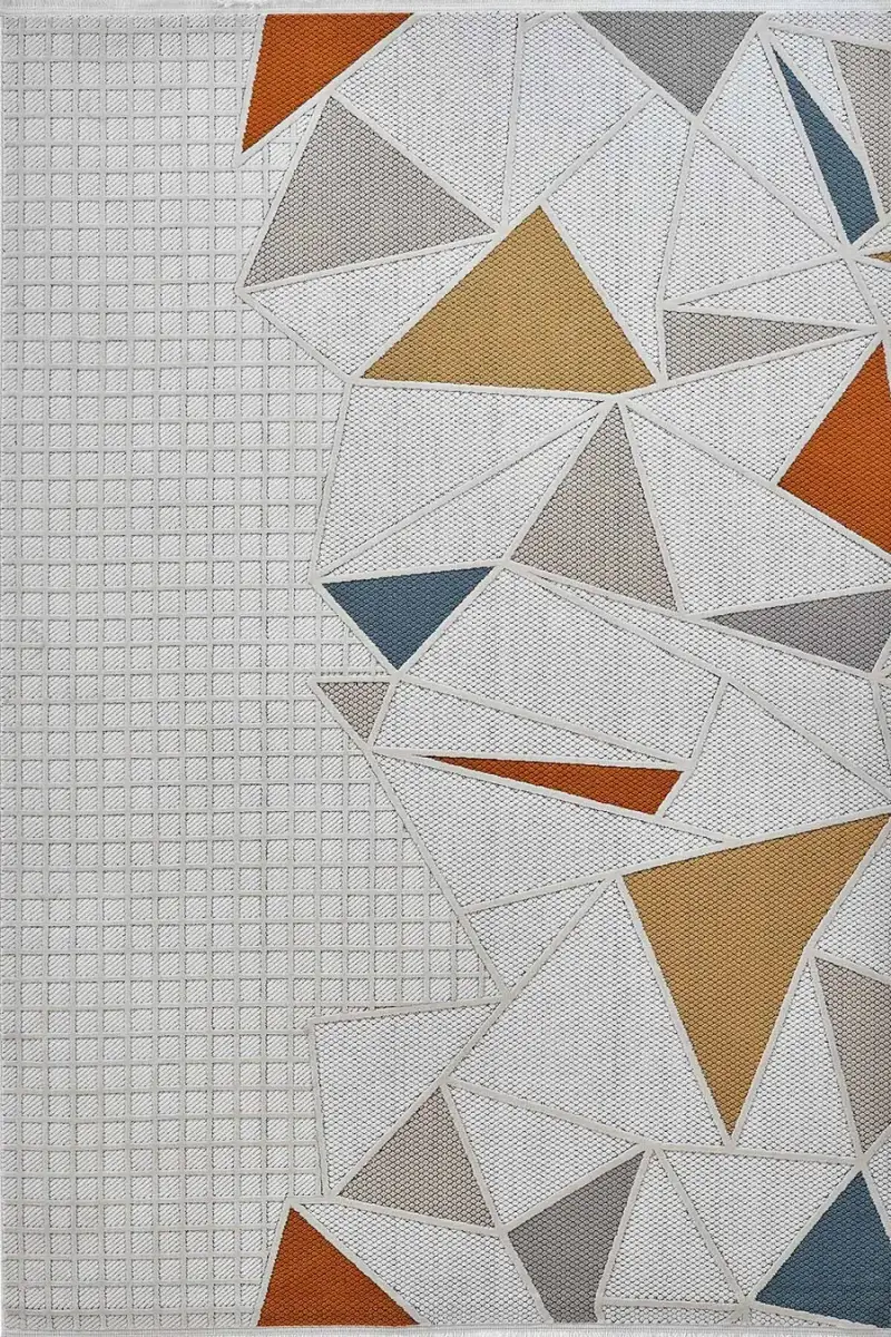 Deco Avior 17452 Dikdörtgen Geometrik Desenli Halı 80x000 - Multi 6