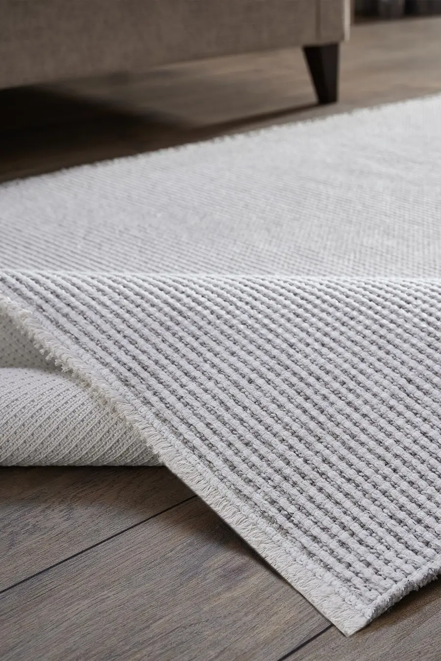 Deco Boheems 80147 Kaymaz Taban Dikdörtgen Halı Gri - 160X230 4
