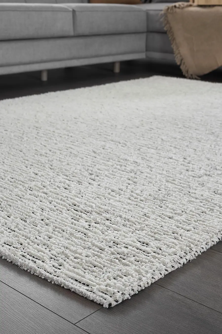 Deco Boheems 80152 Kaymaz Taban Dikdörtgen Halı 160X230 - Siyah 3