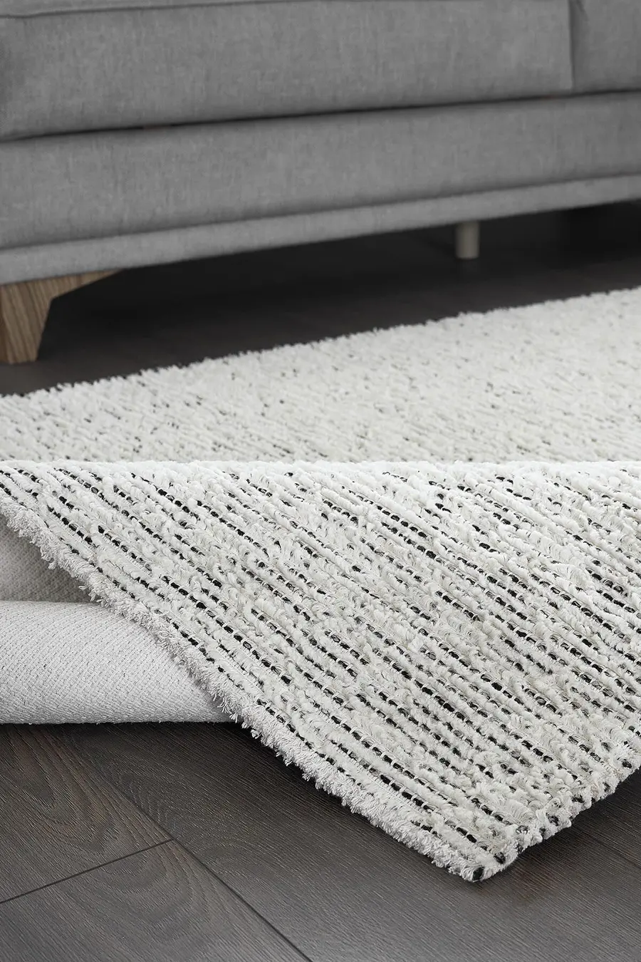 Deco Boheems 80152 Kaymaz Taban Dikdörtgen Halı 160X230 - Siyah 5
