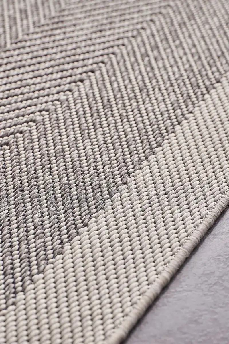 Deco Sisal 80140 Dikdörtgen Yıkanabilir Antitoz Halı 80X150 - Gri 5