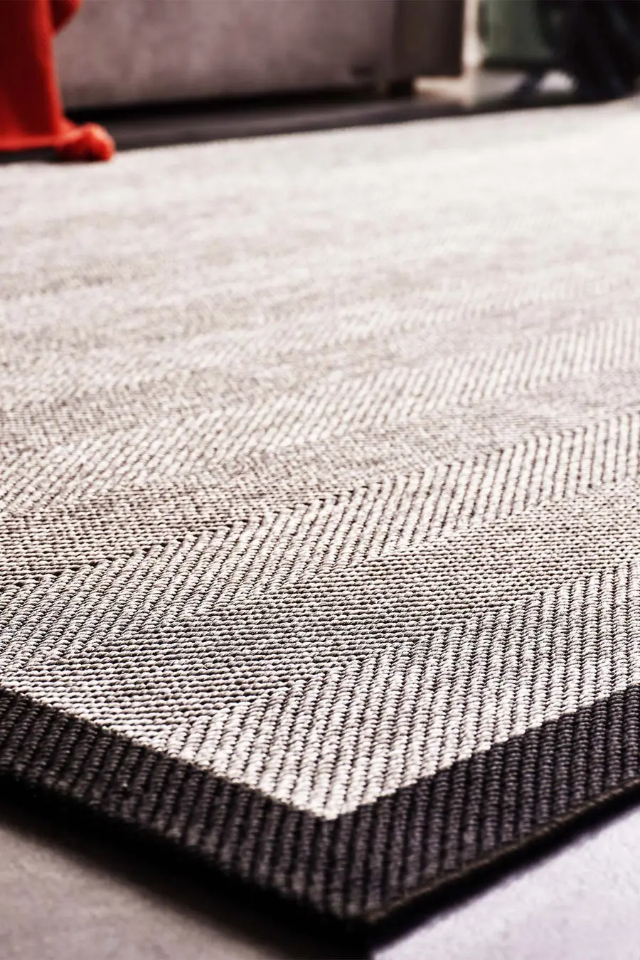 Deco Sisal 80142 Dikdörtgen Yıkanabilir Antitoz Halı 80X150 - Gri 4