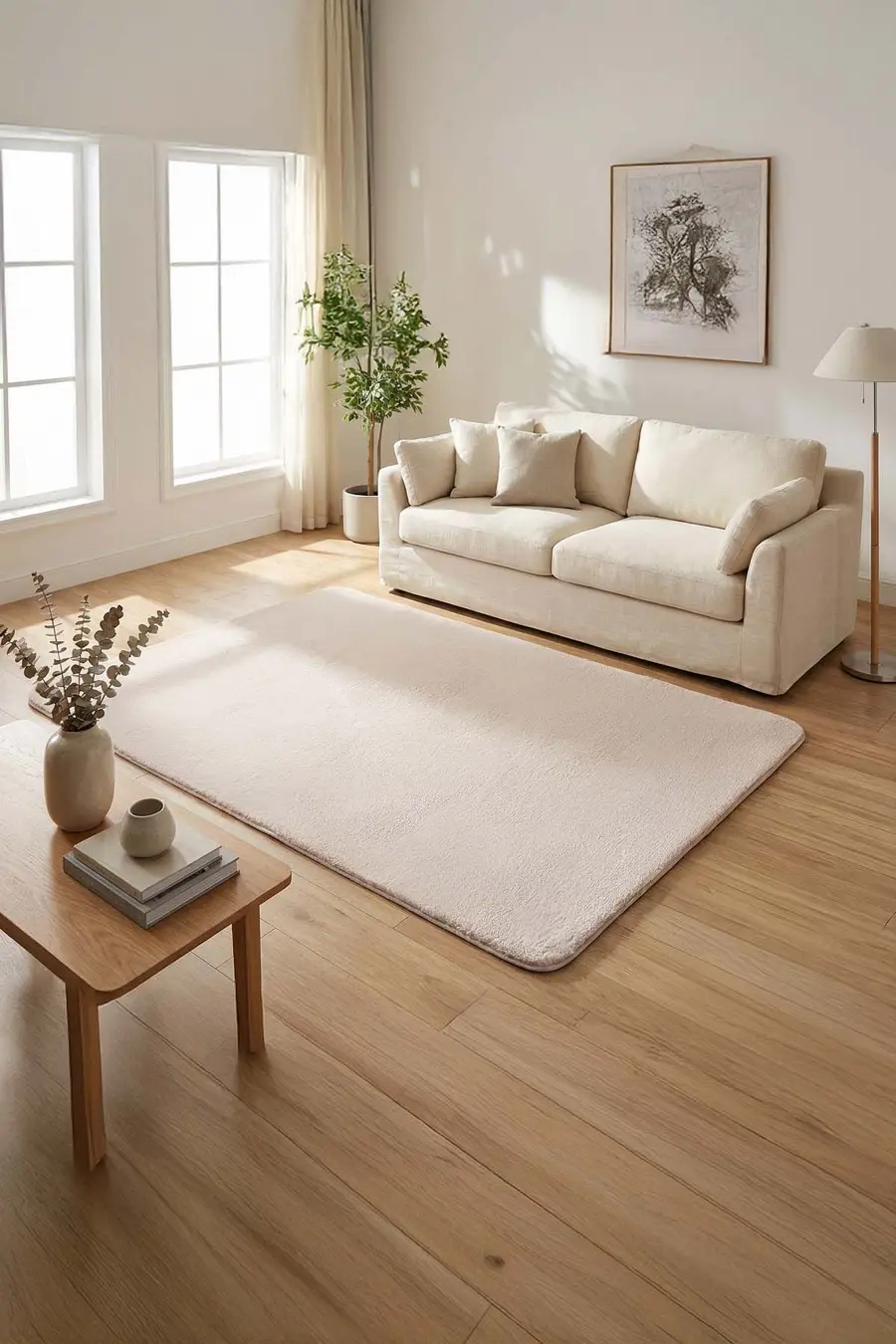 Deco Soft 15314 3D Spacer Taban Tozumaz Makine Halısı 80x000 - Vizon