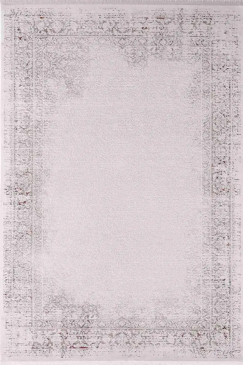 Esiliva 13886 Dikdörtgen Doğal İplik Makine Halısı 160X230 - Bordo 2