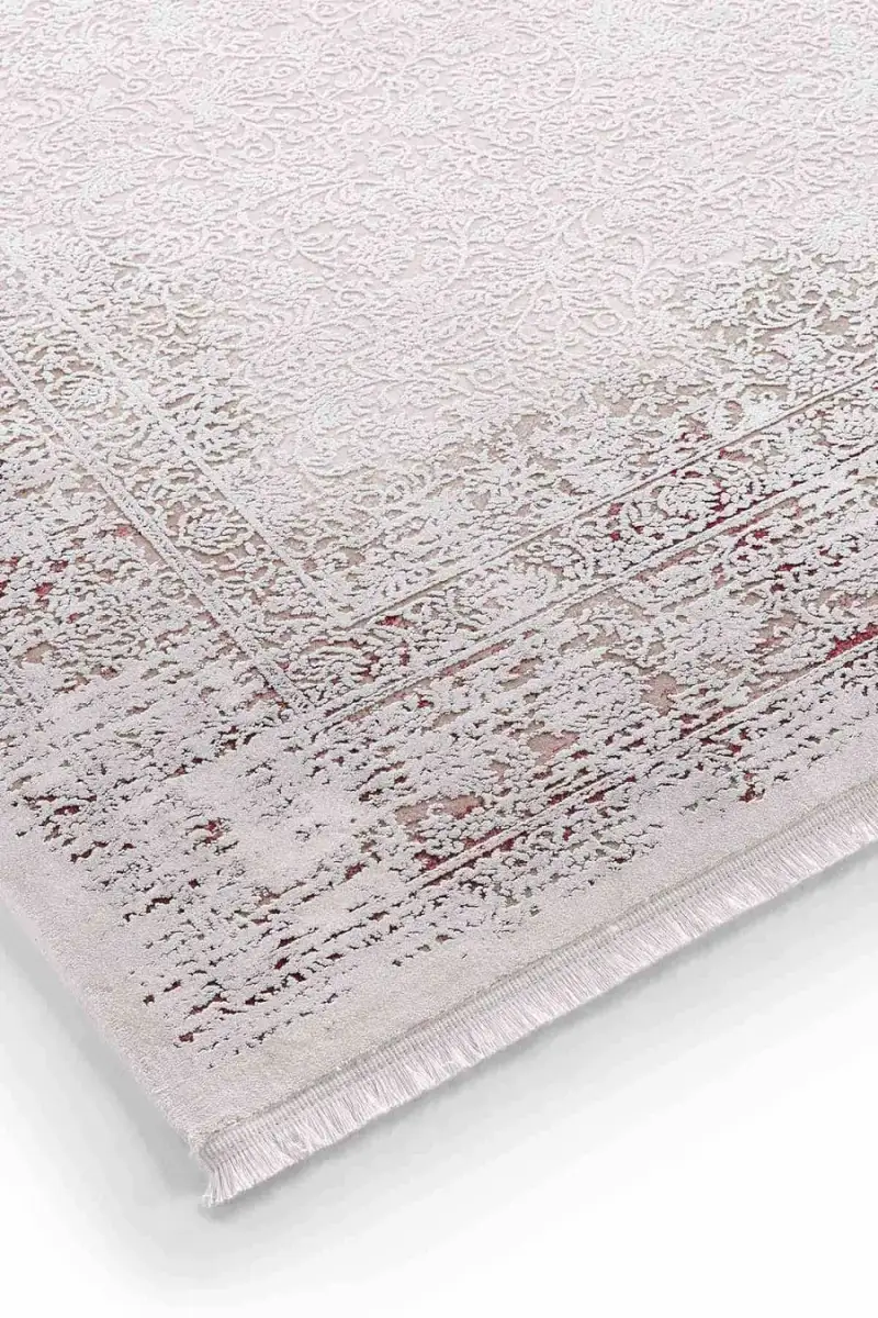 Esiliva 13886 Dikdörtgen Doğal İplik Makine Halısı 160X230 - Bordo 4