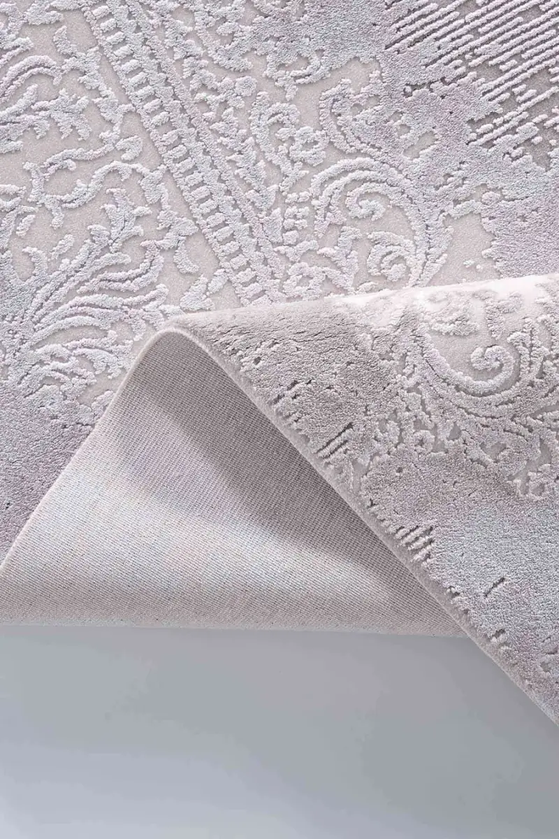Esiliva 13888 Dikdörtgen Doğal İplik Makine Halısı 200X290 - Gri 3