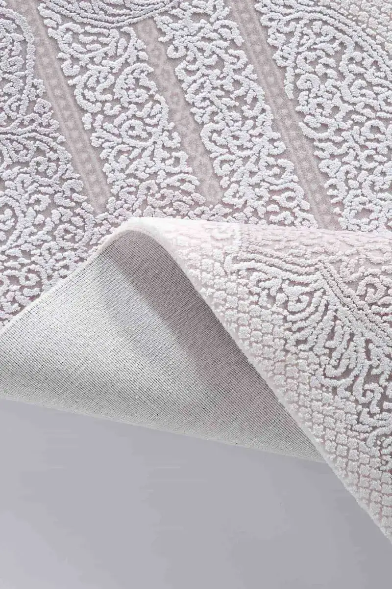 Esiliva 13919 Dikdörtgen Doğal İplik Makine Halısı 240X340 - Gri 4