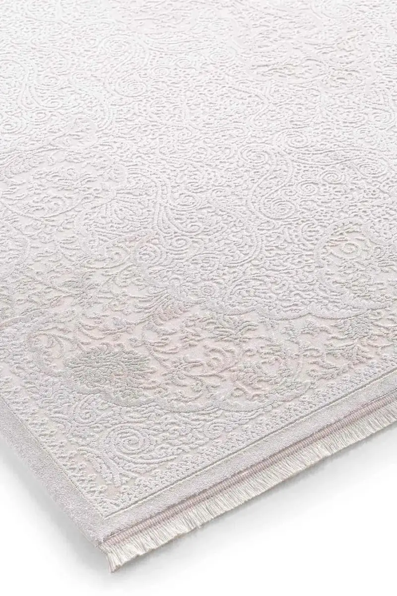 Esiliva 13921 Dikdörtgen Doğal İplik Makine Halısı 120X180 - Vizon 3
