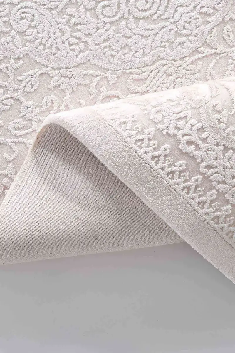 Esiliva 13921 Dikdörtgen Doğal İplik Makine Halısı 120X180 - Vizon 5