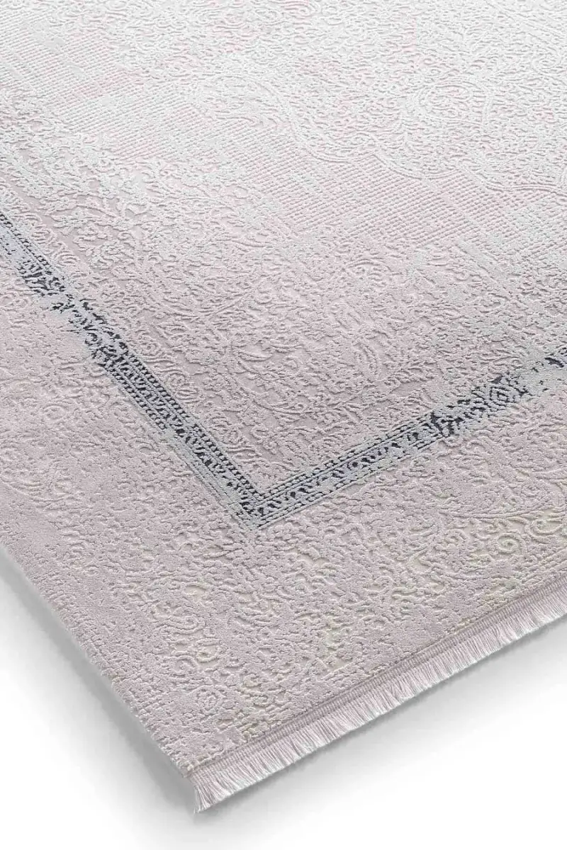 Esiliva 16713 Dikdörtgen Doğal İplik Makine Halısı 160X230 - Mavi 3