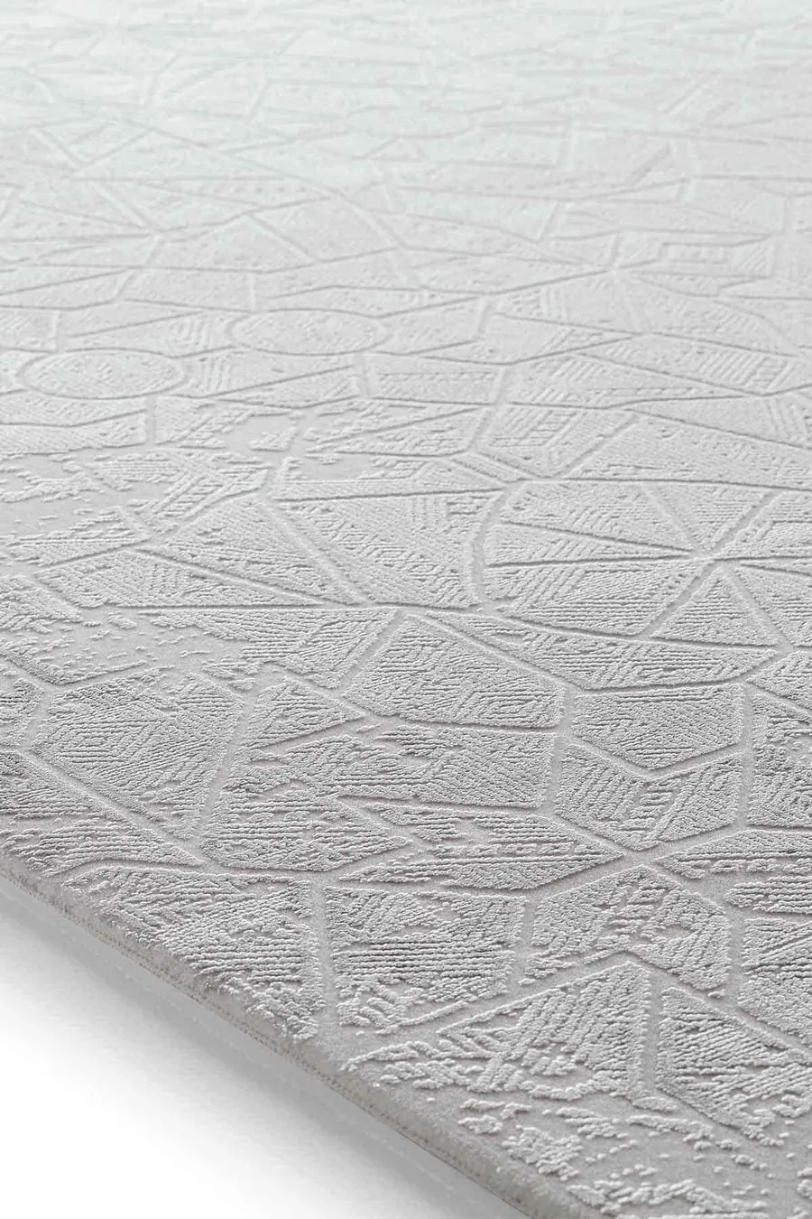 Esiliva 16716 Dikdörtgen Doğal İplik Makine Halısı 160X230 - Gri