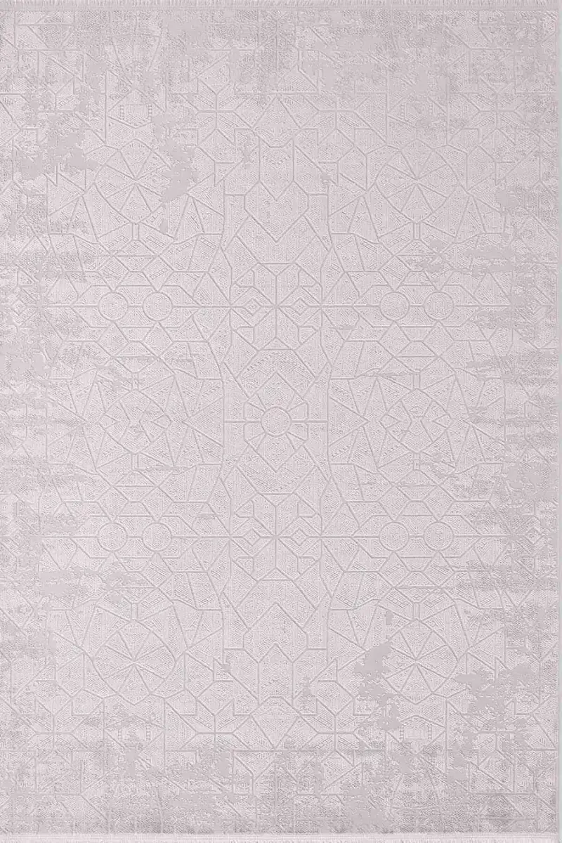 Esiliva 16716 Dikdörtgen Doğal İplik Makine Halısı 160X230 - Gri 2