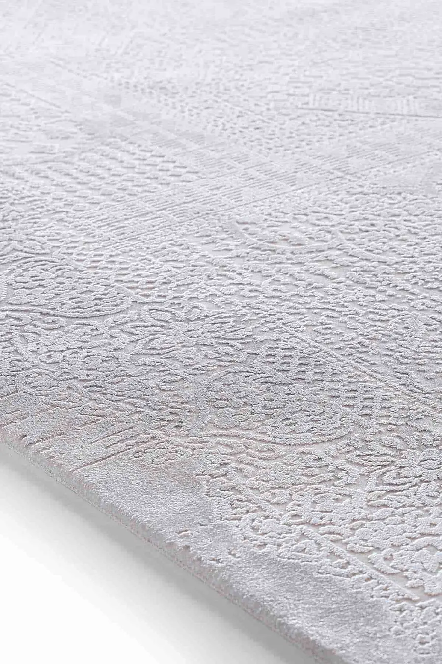 Esiliva 16717 Dikdörtgen Doğal İplik Makine Halısı 160X230 - Gri