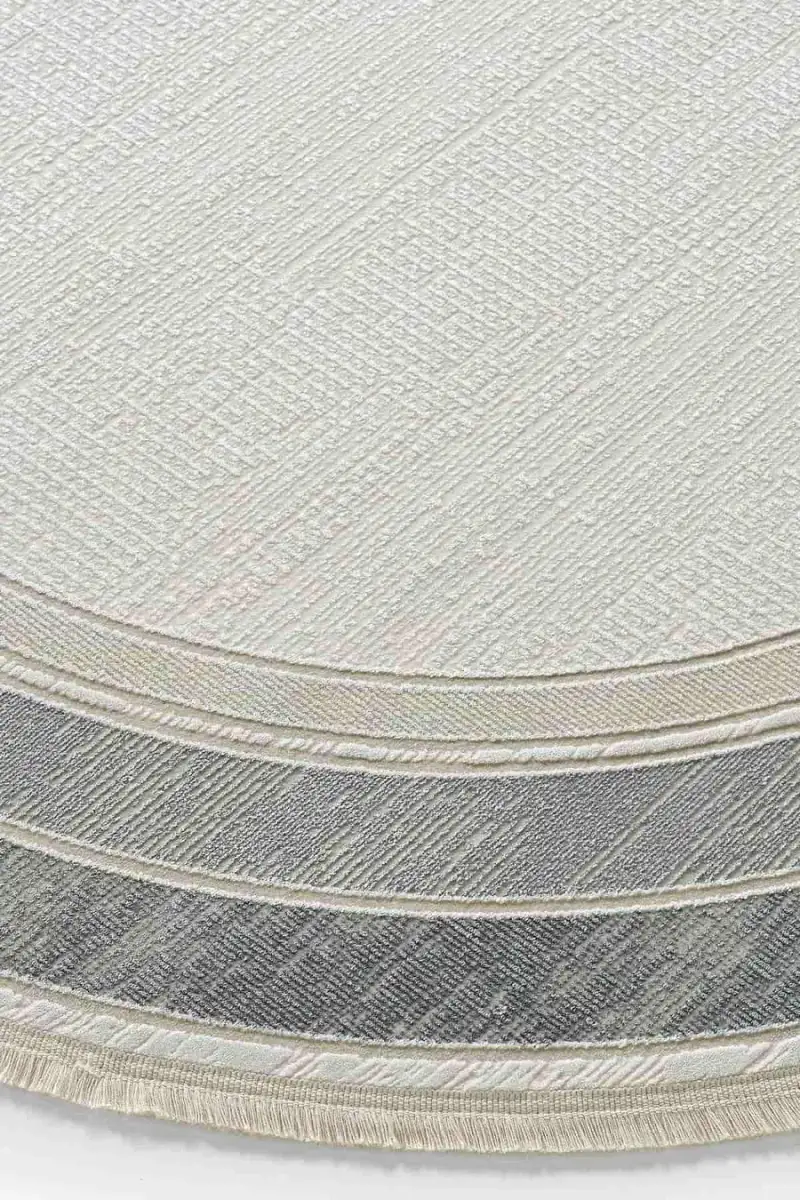 Galina 16649 Oval Akrilik Makine Halısı 160x230 - Mavi 4