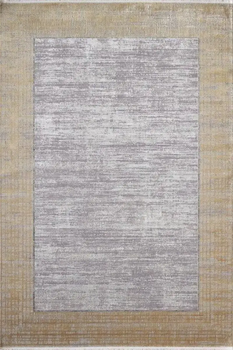 İpekzade100 11379 Dikdörtgen Akrilik Makine Halısı 160X230 - Gold 2
