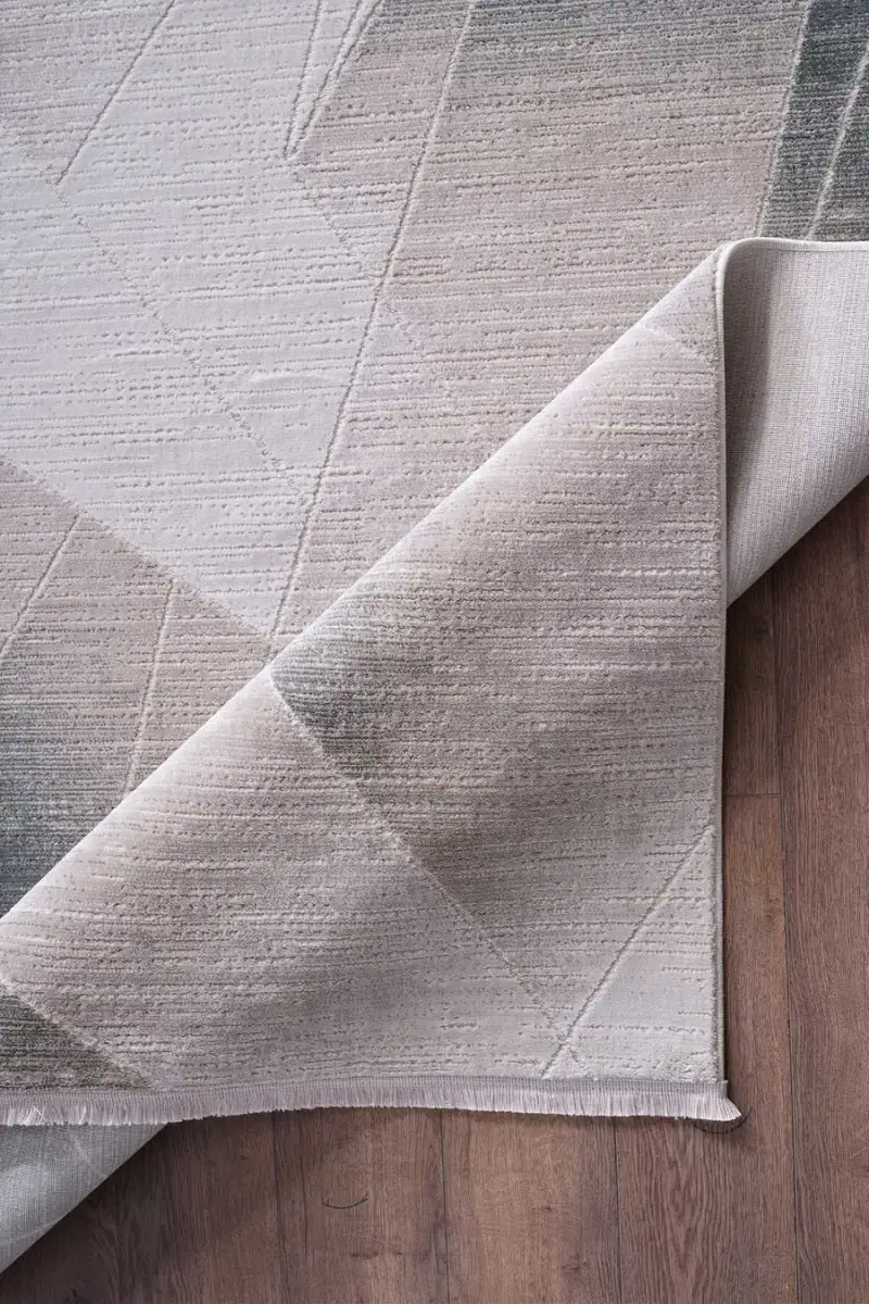 Ledax 17741 Dikdörtgen Polyester Makine Halısı Yeşil - 160X230 6