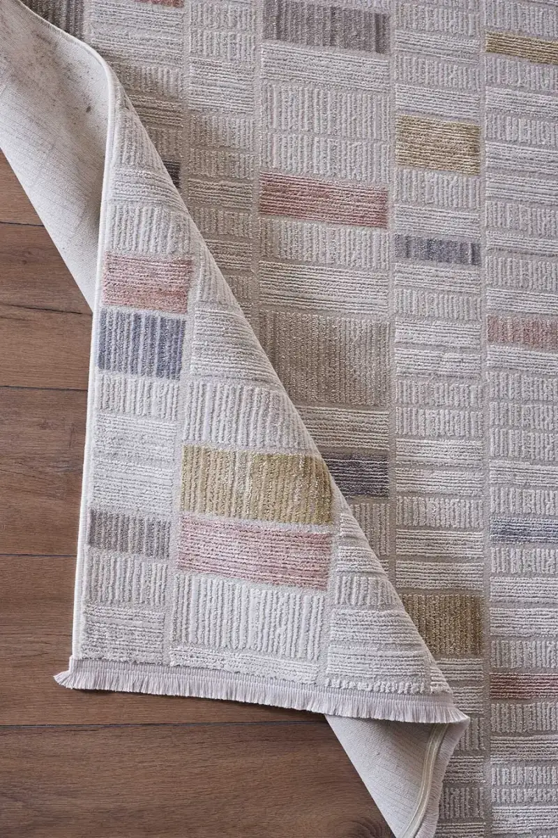 Ledax 17744 Dikdörtgen Polyester Makine Halısı Multi - 160X230 5