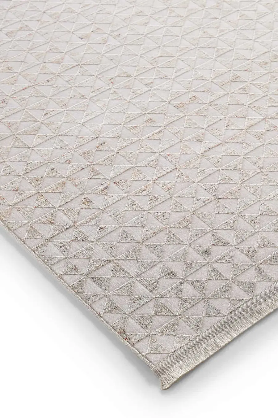 Lidya 16111 Dikdörtgen Tozumaz Makine Halısı 120X180 - Krem 5
