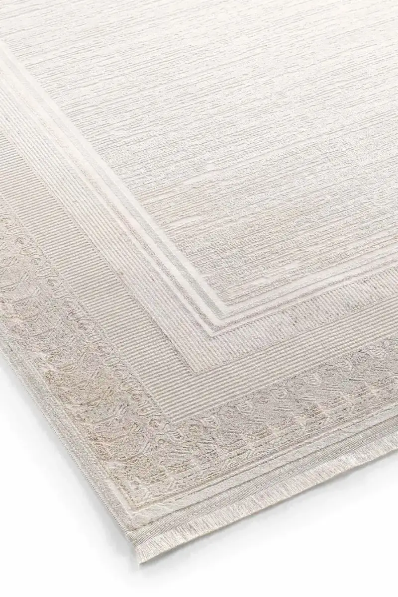 Lidya 16113 Dikdörtgen Tozumaz Makine Halısı 160X230 - Vizon 5
