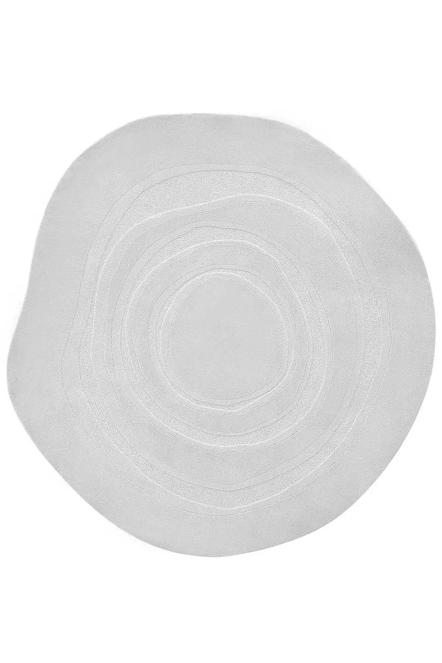 Lugano Art 18158 Tozumaz Üç Boyutlu Özel Şekilli Tasarım Halı 120x120 - Krem 4