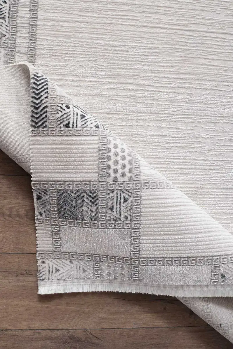 Lustiva 17804 Dikdörtgen Tozumaz Halı Gri - 160X230 5
