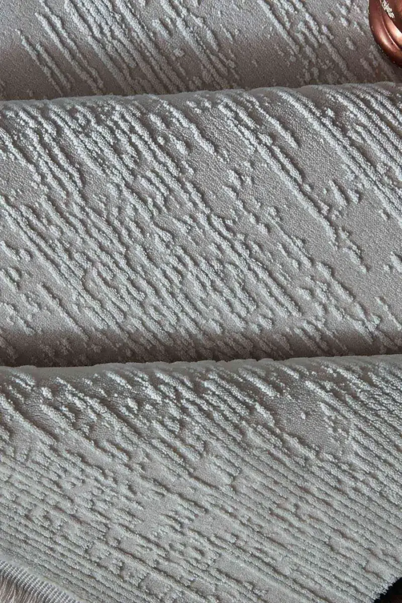 Novastyle 13648 Dikdörtgen Akrilik Makine Halısı 160X230 - Krem 2