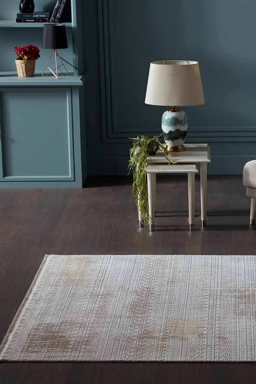 Novastyle 13657 Dikdörtgen Akrilik Makine Halısı 200X290 - Sarı