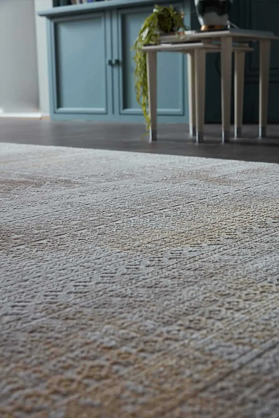 Novastyle 13657 Dikdörtgen Akrilik Makine Halısı 200X290 - Sarı 2