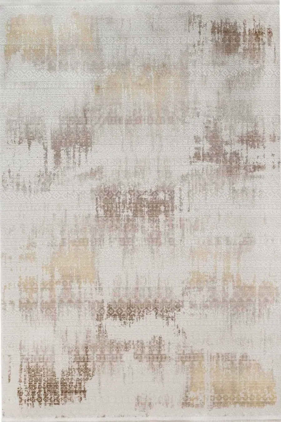 Novastyle 13657 Dikdörtgen Akrilik Makine Halısı 200X290 - Sarı 5