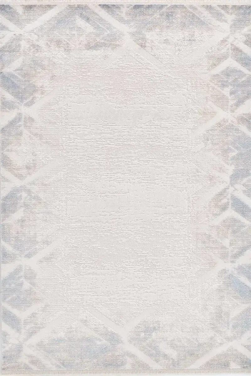 Novastyle 16294 Dikdörtgen Akrilik Makine Halısı 160x230 - Mavi 3