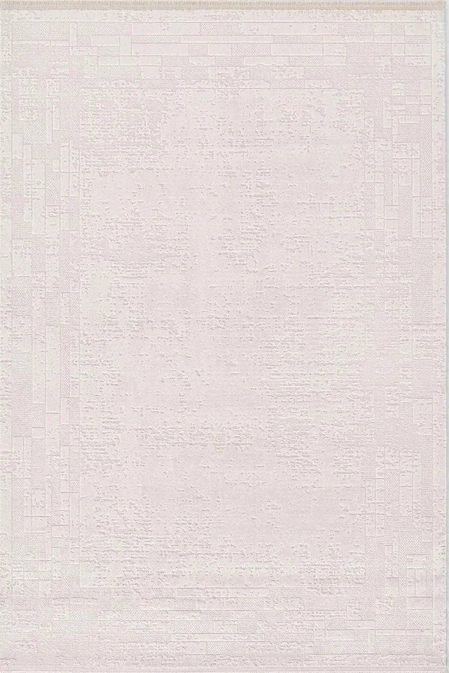 Novastyle 16295 Dikdörtgen Akrilik Makine Halısı 160x230 - Krem 3