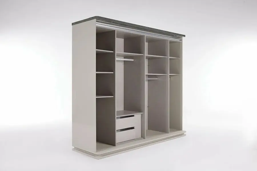 serra surgu kapakli krom dolap 5